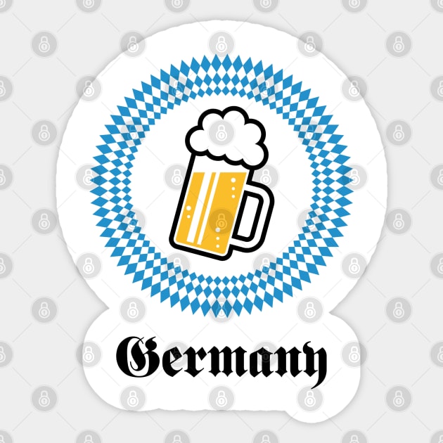 GERMANY 1 BEER (BAVARIA GERMANY) Sticker by MrFaulbaum